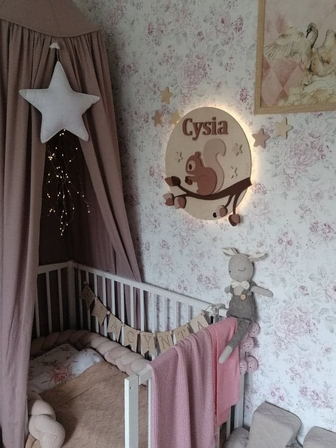 lampka personalizowana dodi wiewiórka